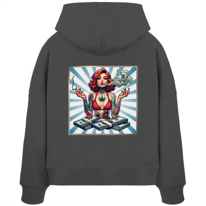 Rebel Rich - Womens Organic Boxcut Hoodie