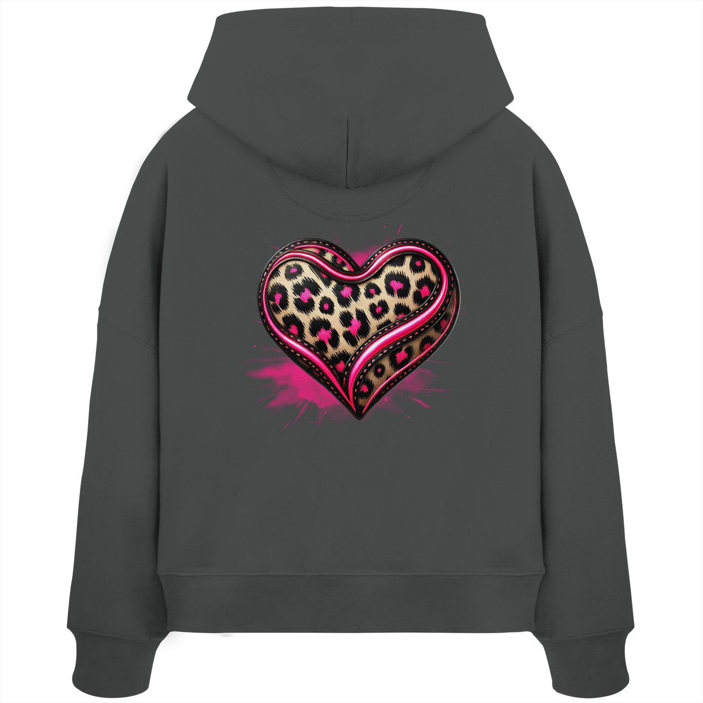 Wild Heart - Womens Organic Boxcut Hoodie