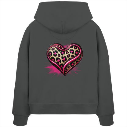 Wild Heart - Womens Organic Boxcut Hoodie