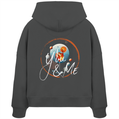 Cheers together - Womens Organic Boxcut Hoodie