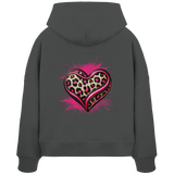 Wild Heart - Womens Organic Boxcut Hoodie