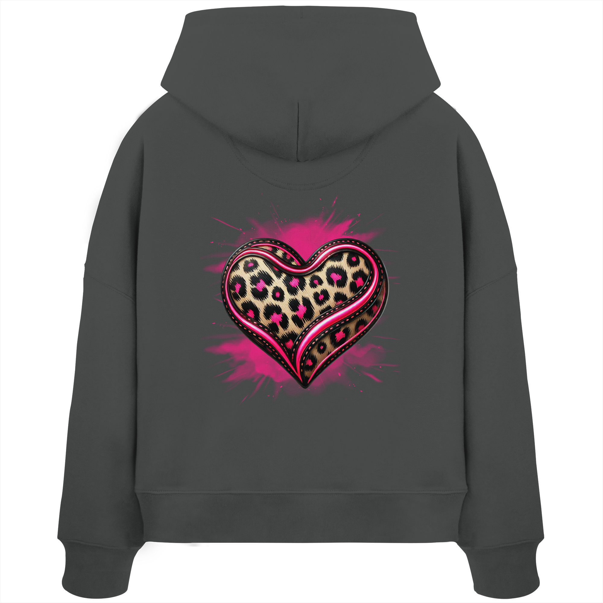 Wild Heart - Womens Organic Boxcut Hoodie