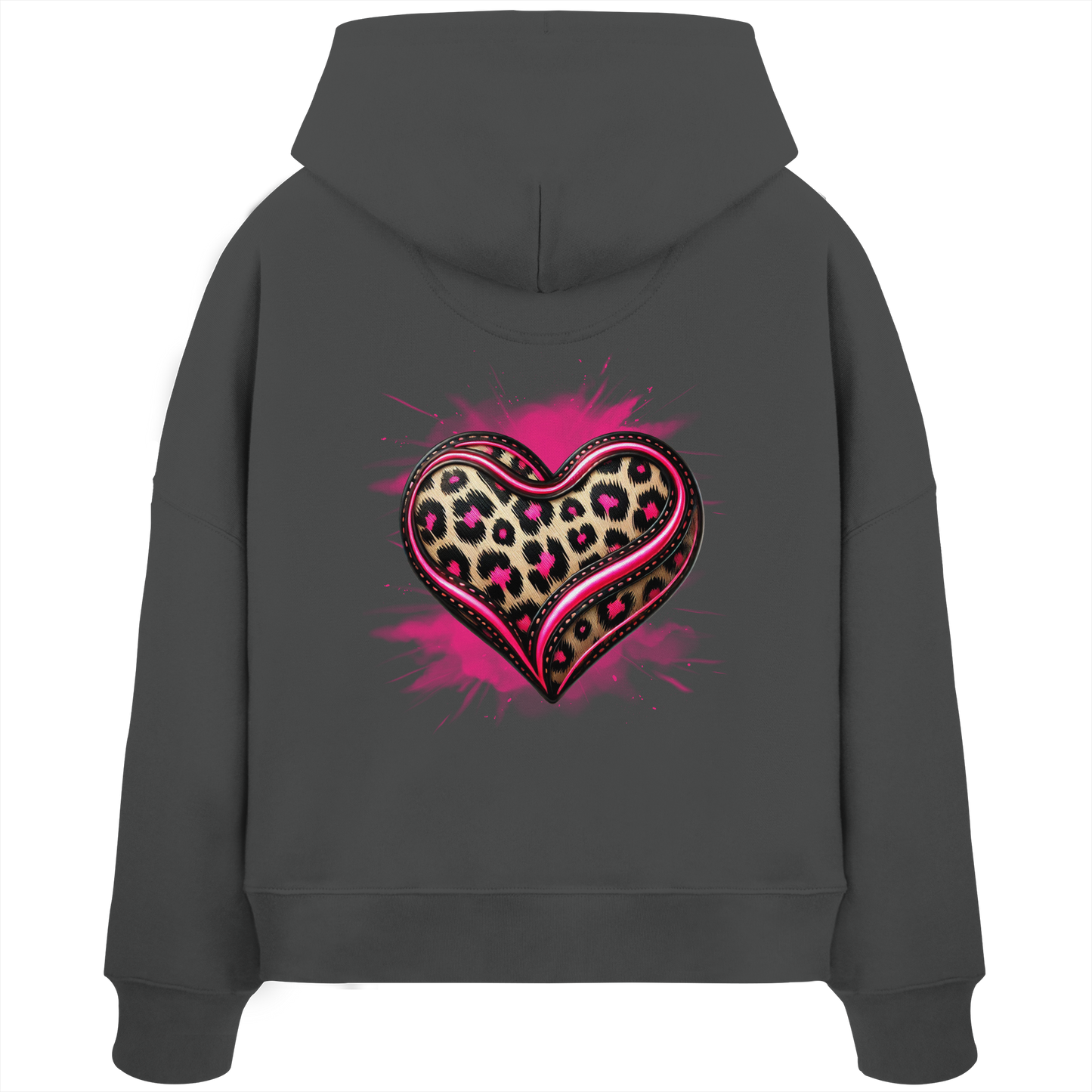 Wild Heart - Womens Organic Boxcut Hoodie