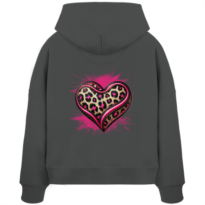 Wild Heart - Womens Organic Boxcut Hoodie