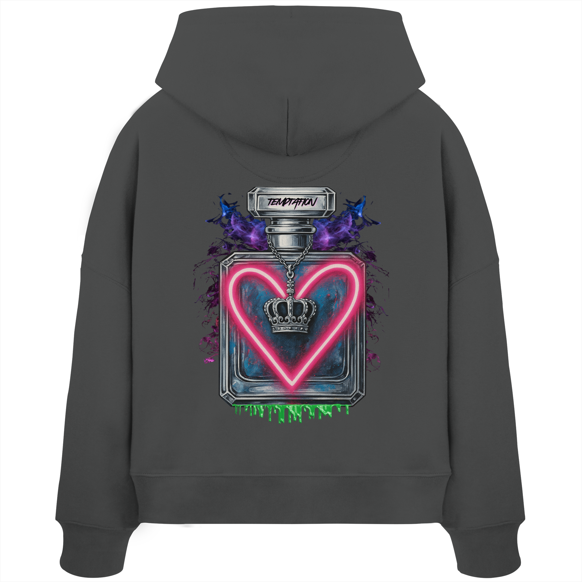 Temptation - Womens Organic Boxcut Hoodie