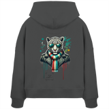 Urban Leopard - Womens Organic Boxcut Hoodie