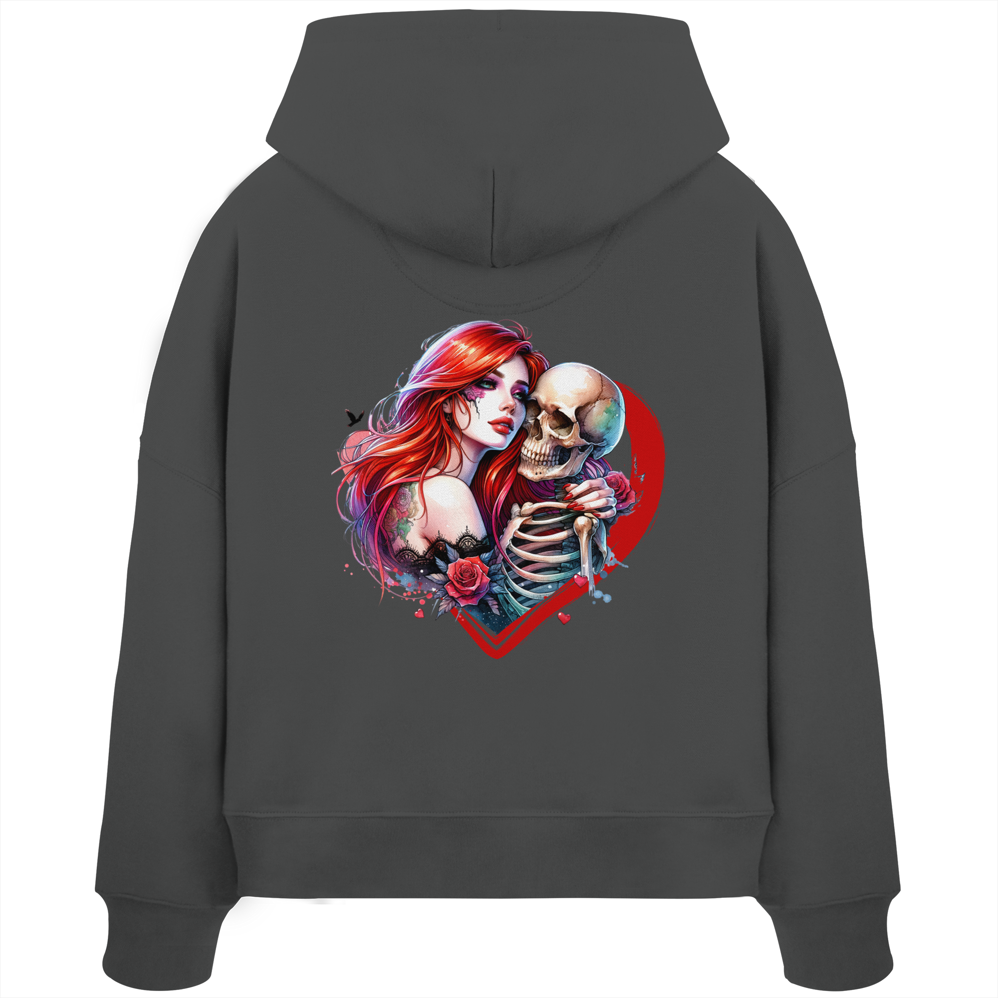 Forever Love - Sweat à capuche bio Boxcut pour femme