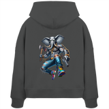 Elephant Warrior - Womens Organic Boxcut Hoodie