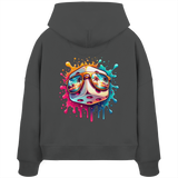 Sunset Vibes Dice - Womens Organic Boxcut Hoodie