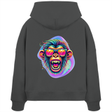 Crazy Chimp - Sweat à capuche Boxcut bio pour femme