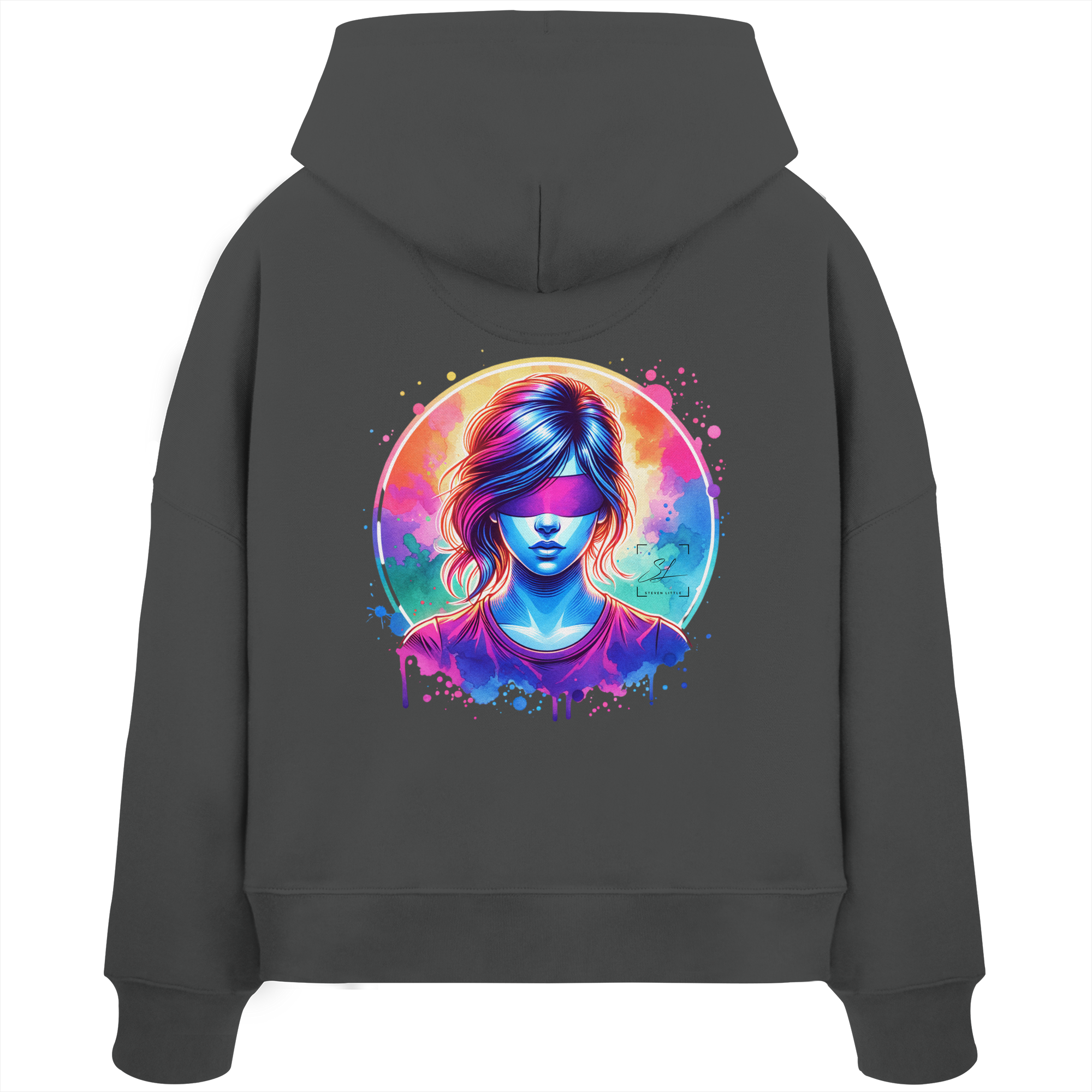 Mystic Vision - Womens Organic Boxcut Hoodie