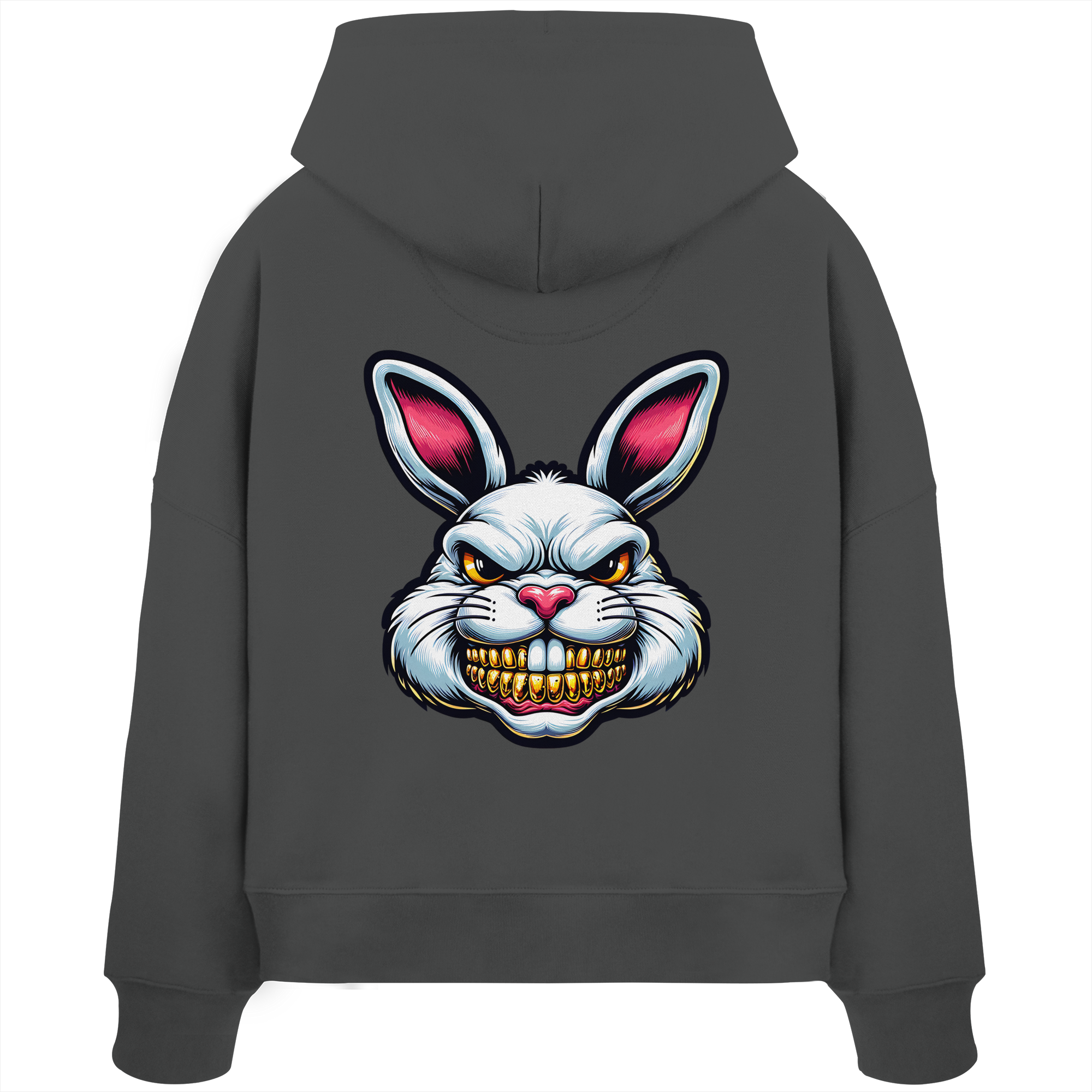Tooth Bunny - Womens Organic Boxcut Hoodie