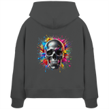 Explosion de vie - Sweat à capuche bio Boxcut pour femme