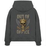 King out of Office - Womens Organic Boxcut Hoodie