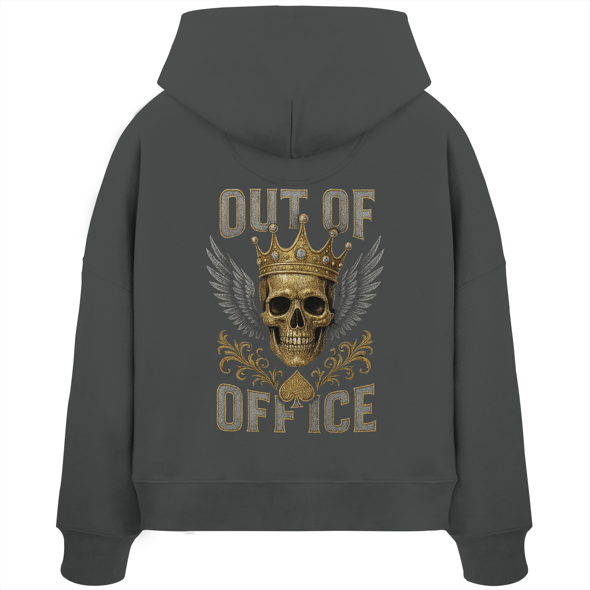 King out of Office - Womens Organic Boxcut Hoodie