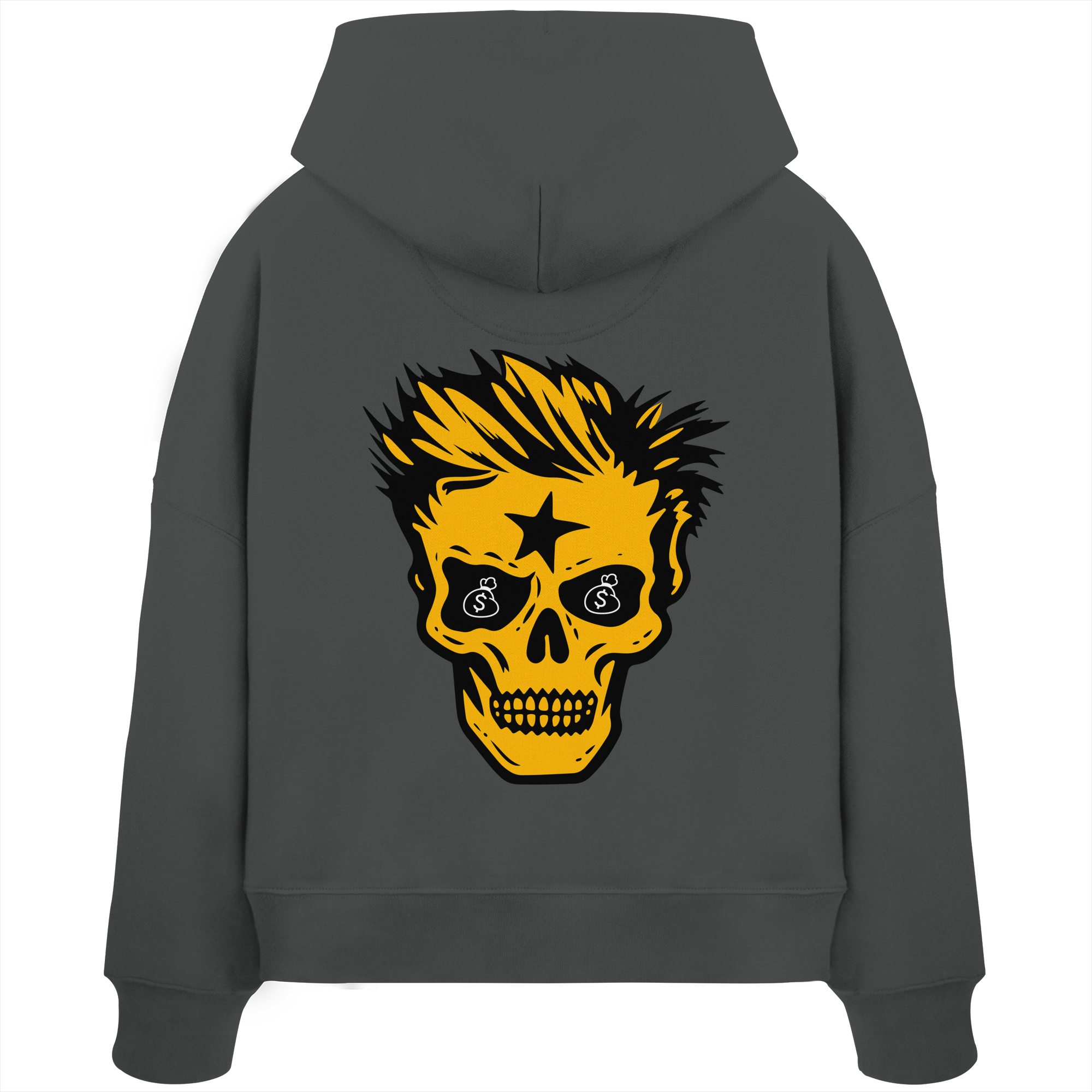Golden Skull - Womens Organic Boxcut Hoodie
