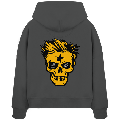 Golden Skull - Womens Organic Boxcut Hoodie