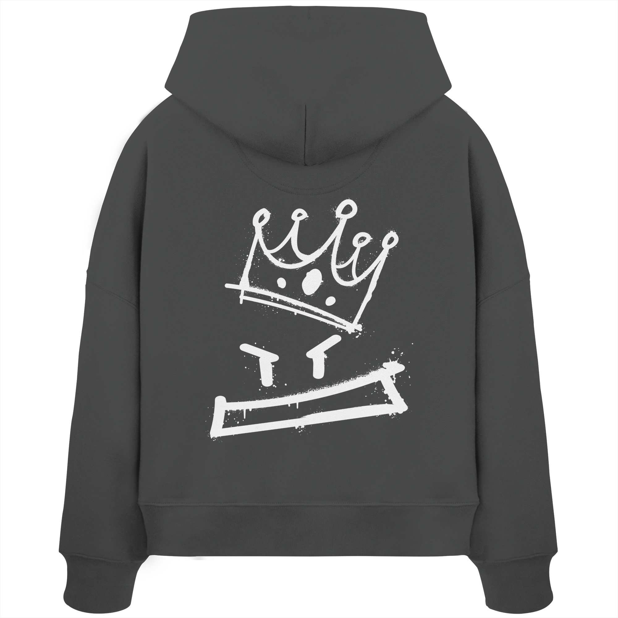 Graffiti King - Womens Organic Boxcut Hoodie