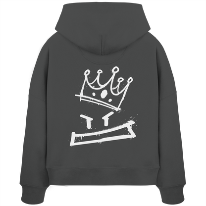 Graffiti King - Womens Organic Boxcut Hoodie