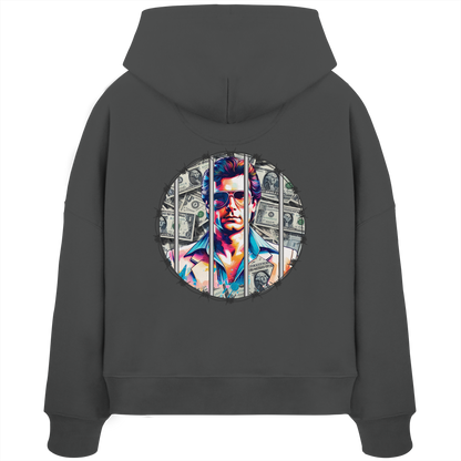 Money Maker - Womens Organic Boxcut Hoodie