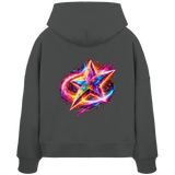 Inferno Star - Womens Organic Boxcut Hoodie
