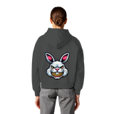 Tooth Bunny - Womens Organic Boxcut Hoodie