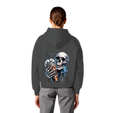 Chill Skull - Womens Organic Boxcut Hoodie