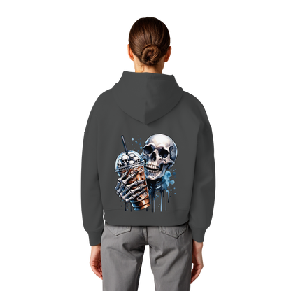 Chill Skull - Womens Organic Boxcut Hoodie
