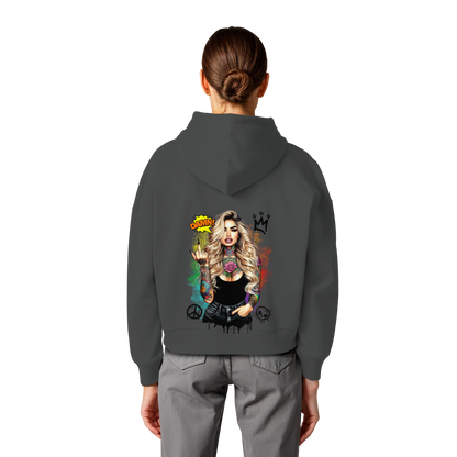 Ink Queen - Womens Organic Boxcut Hoodie