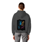 Kissing Skull - Womens Organic Boxcut Hoodie