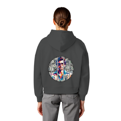 Money Maker - Womens Organic Boxcut Hoodie