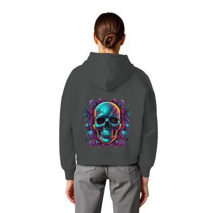 Galactic Skull - Organic Women Boxcut Hoodie