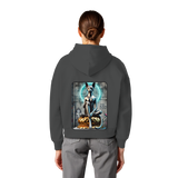 Mystic Cat - Womens Organic Boxcut Hoodie