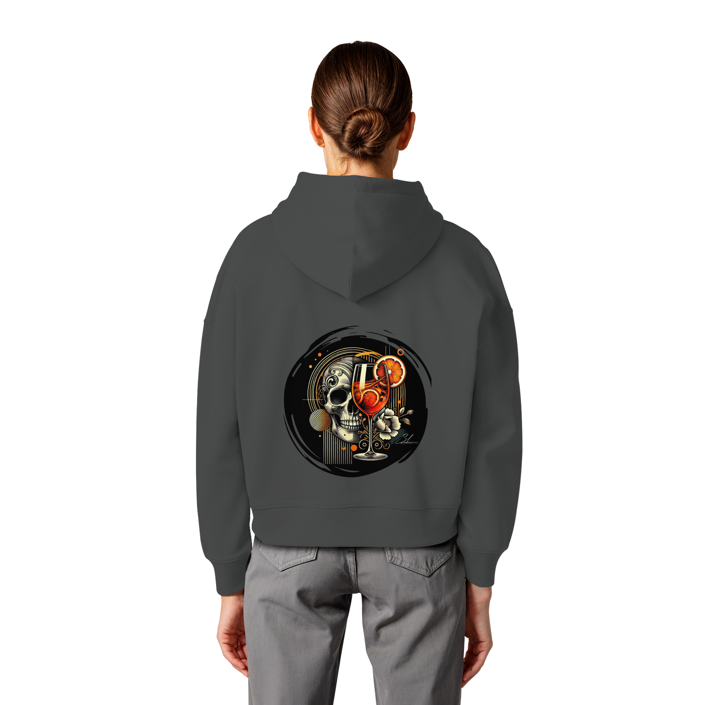 Spirit of the night - Womens Organic Boxcut Hoodie