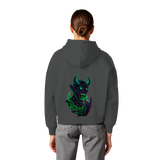 Neon Hellfire - Womens Organic Boxcut Hoodie