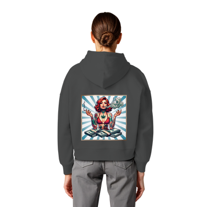 Rebel Rich - Womens Organic Boxcut Hoodie