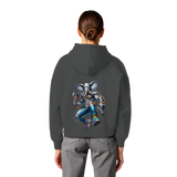 Elephant Warrior - Womens Organic Boxcut Hoodie