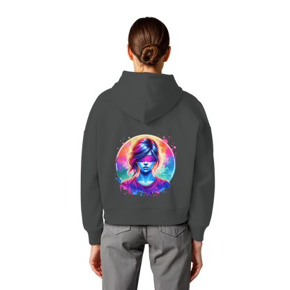 Mystic Vision - Womens Organic Boxcut Hoodie