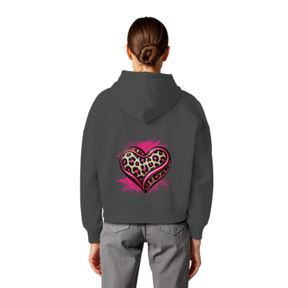 Wild Heart - Womens Organic Boxcut Hoodie