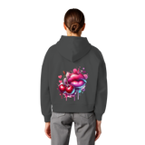 Cherry Kisses - Womens Organic Boxcut Hoodie
