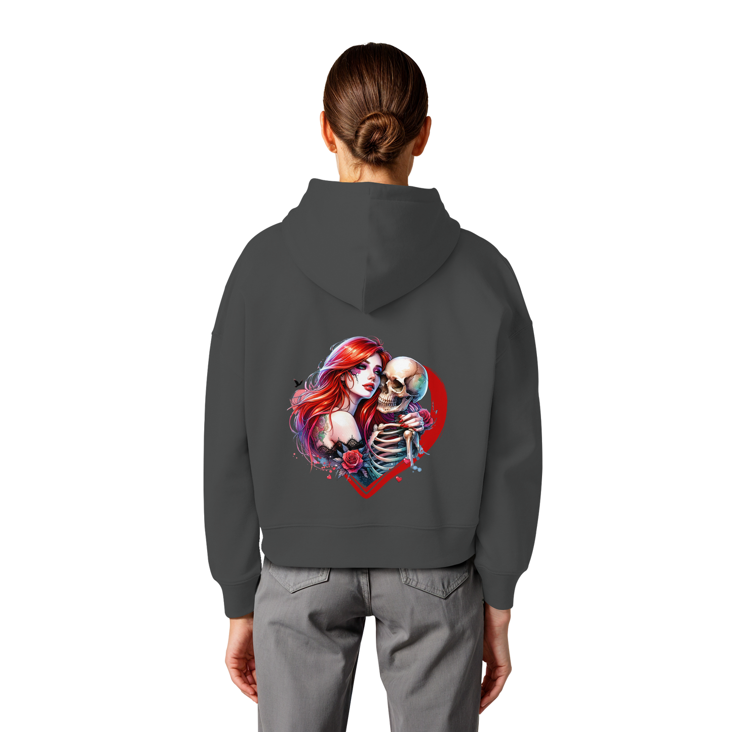Forever Love - Womens Organic Boxcut Hoodie