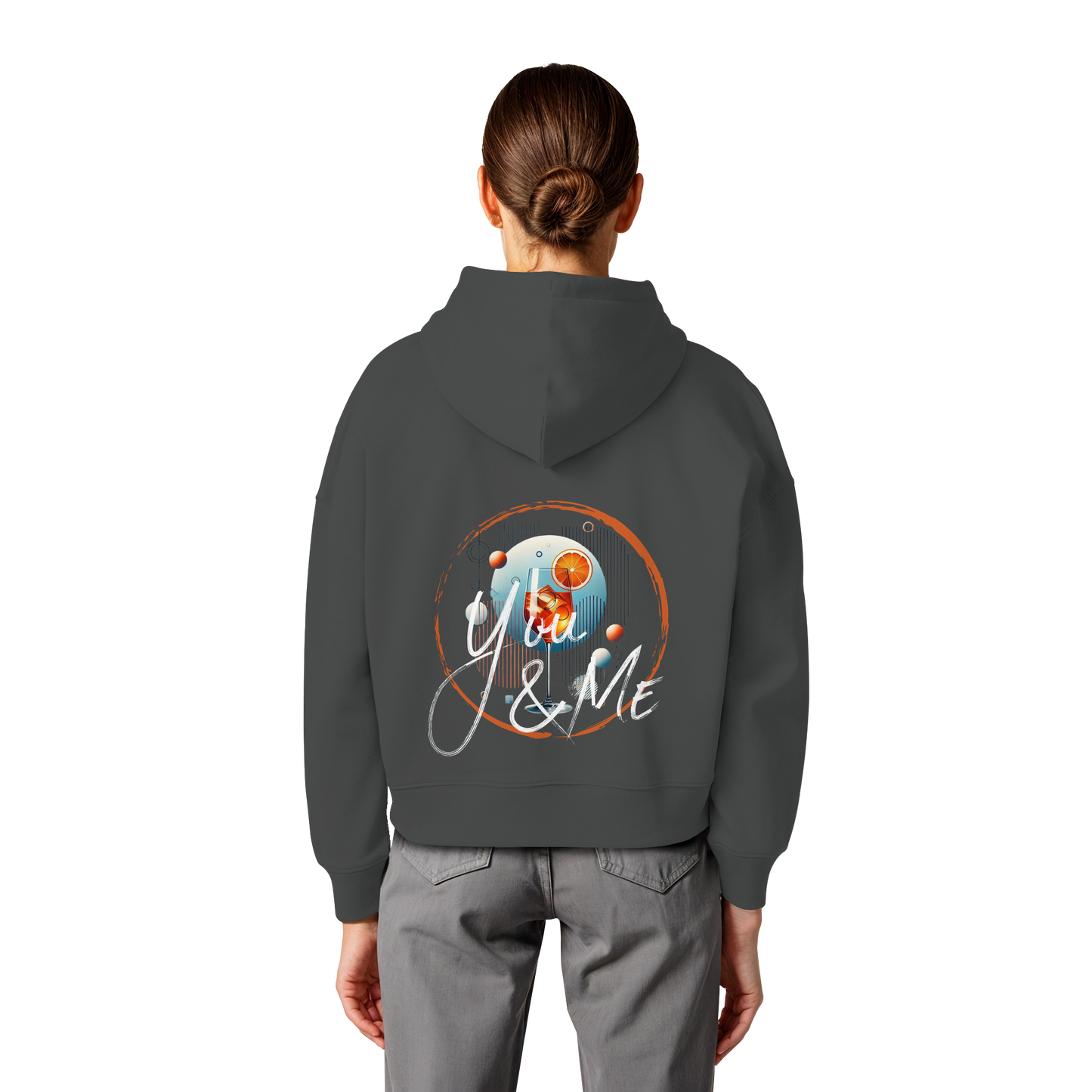 Cheers together - Womens Organic Boxcut Hoodie