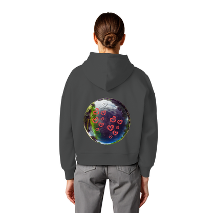 Love our World - Womens Organic Boxcut Hoodie