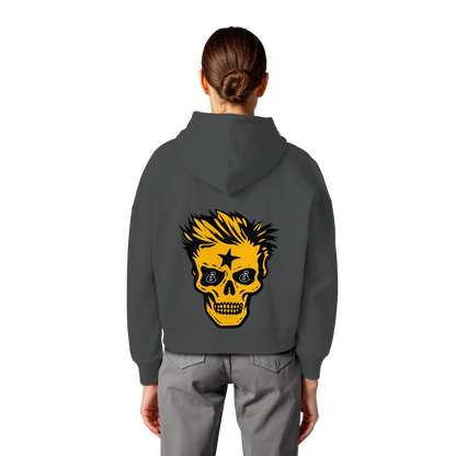 Golden Skull - Womens Organic Boxcut Hoodie