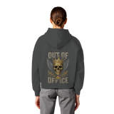 King out of Office - Womens Organic Boxcut Hoodie