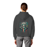 Urban Leopard - Womens Organic Boxcut Hoodie