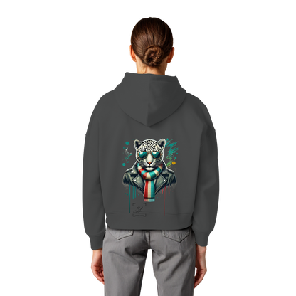 Urban Leopard - Womens Organic Boxcut Hoodie