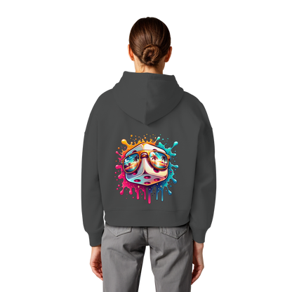 Sunset Vibes Dice - Womens Organic Boxcut Hoodie