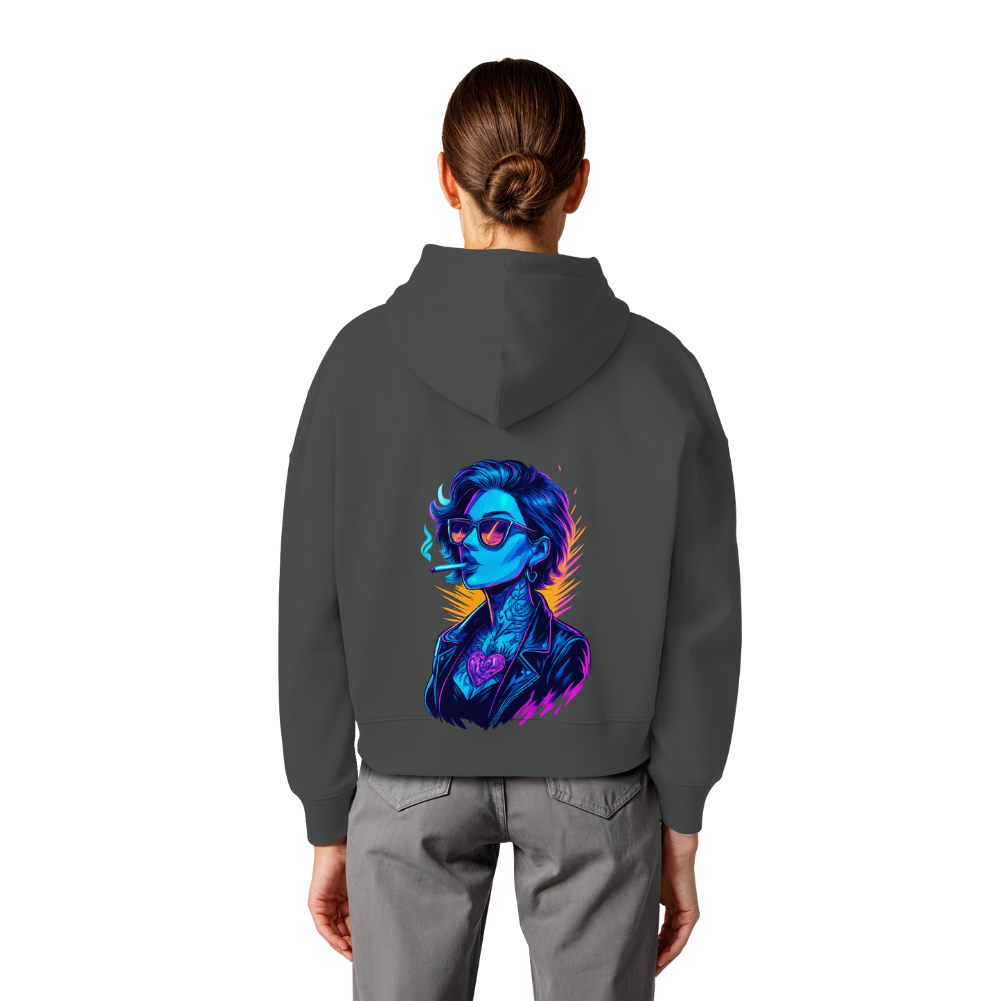 Urban Pulse - Womens Organic Boxcut Hoodie