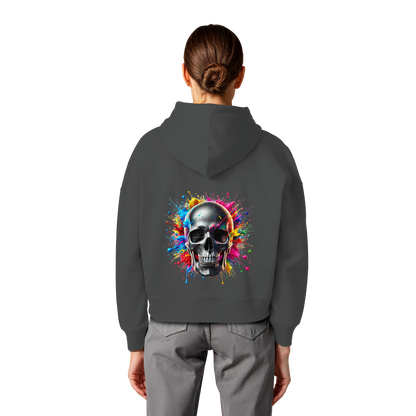 Explosion of Life - Womens Organic Boxcut Hoodie
